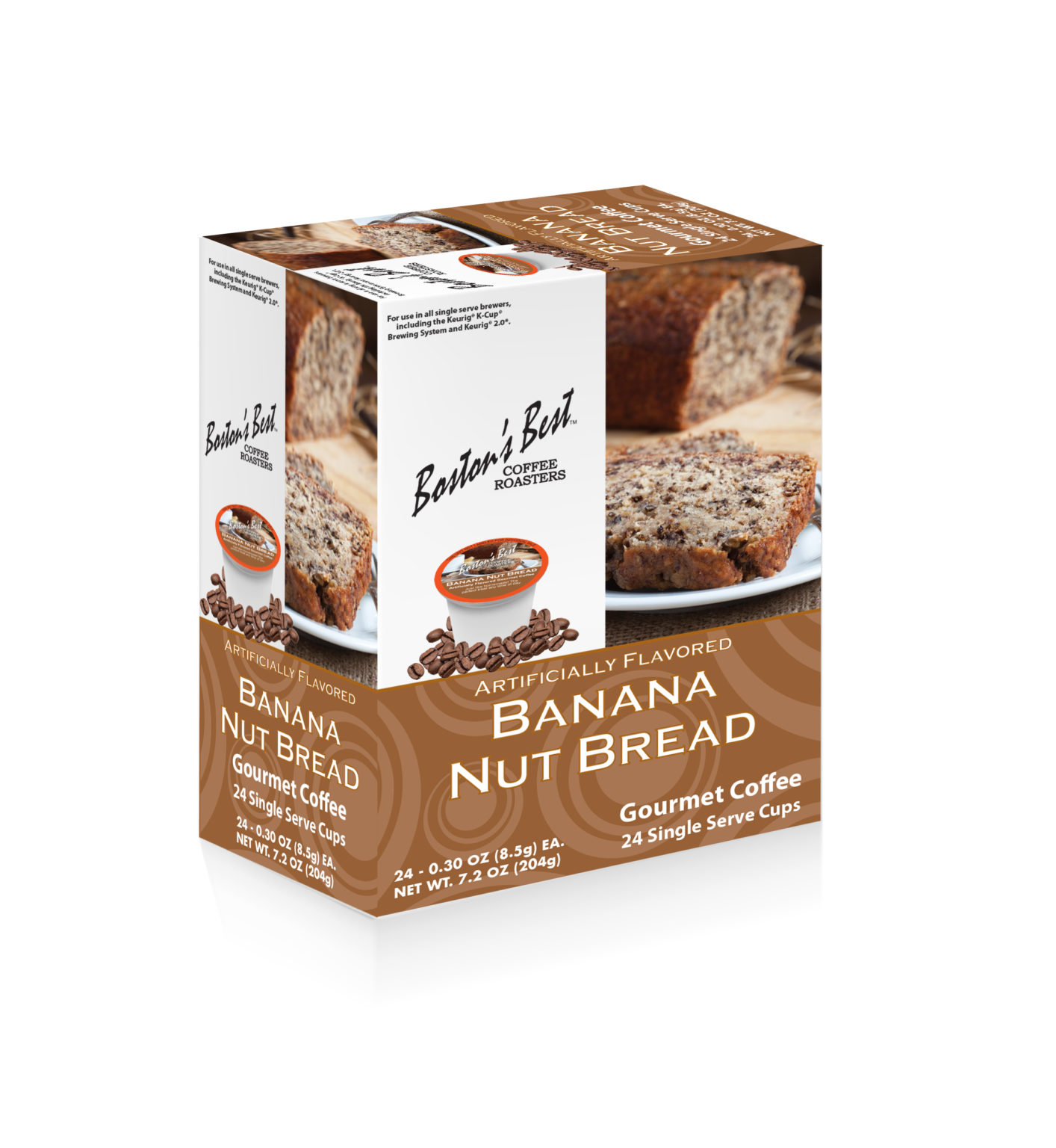 Banana Nut Bread (24) Boston's Best Coffee Boston's Best Coffee